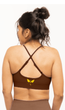 Streets Brown Sports Bra